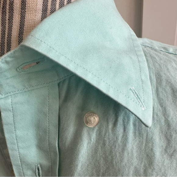 Vineyard Vines Slim Fit Tucker Shirt in Seafoam – men’s M - Picture 6 of 9
